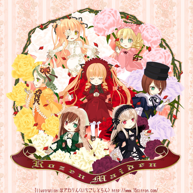 蔷薇少女蔷薇少女ローゼンメイデン rozen maiden [水银灯/金糸雀/翠