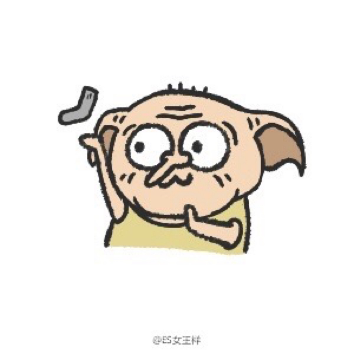 魔性小人系列单人头像 转自微博(es女王样)也可做情侣头像 单人头像