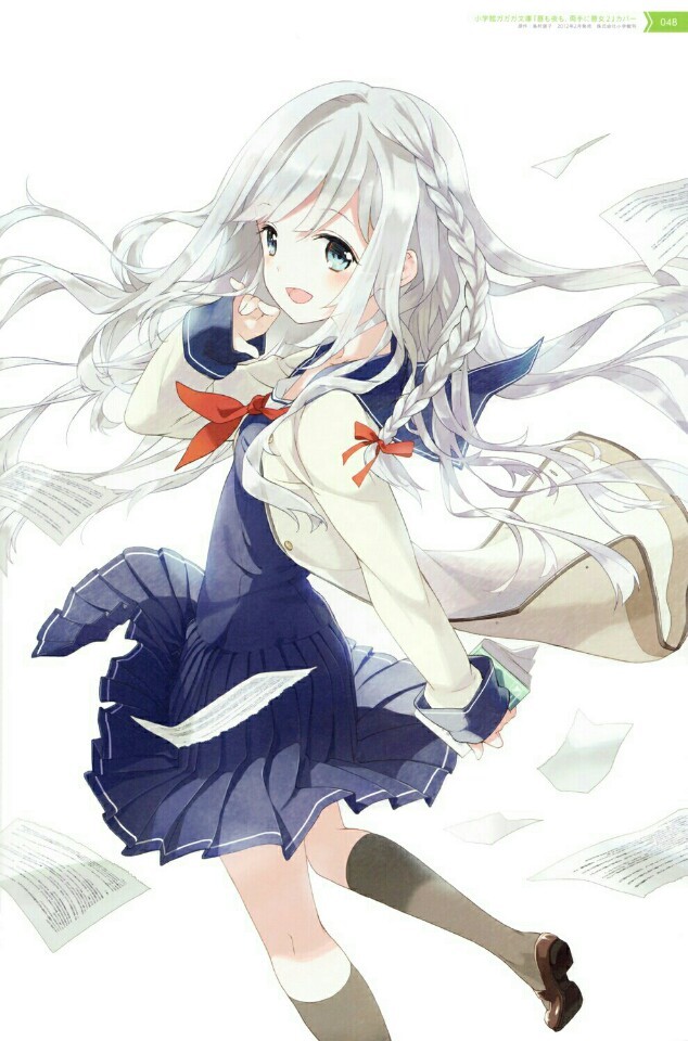 二次元の美图#长发 短发 单马尾 双马尾 麻花辫 美少女 美男 二次元