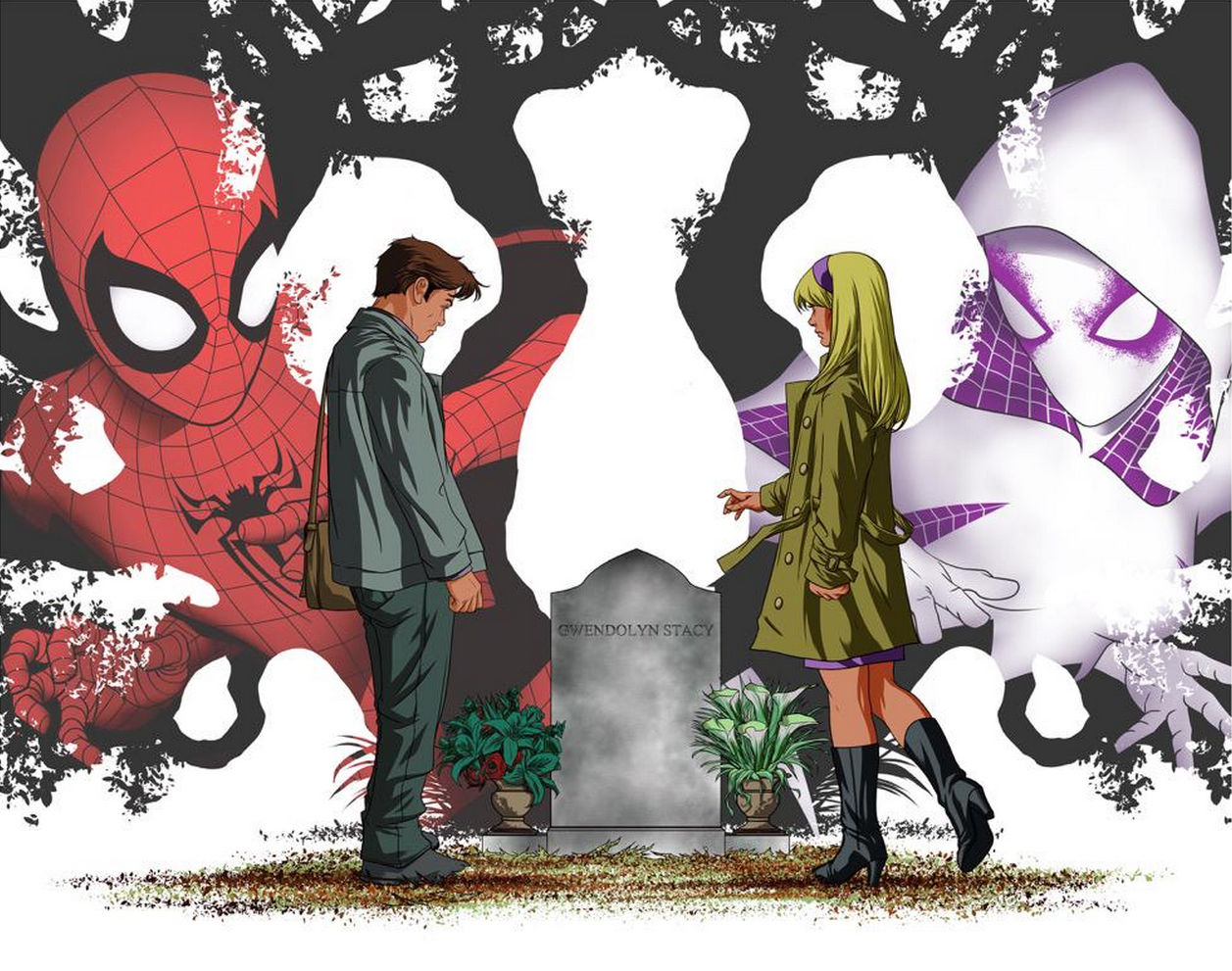 spider-gwen #3 & the amazing spider-man #17 mckone hastings