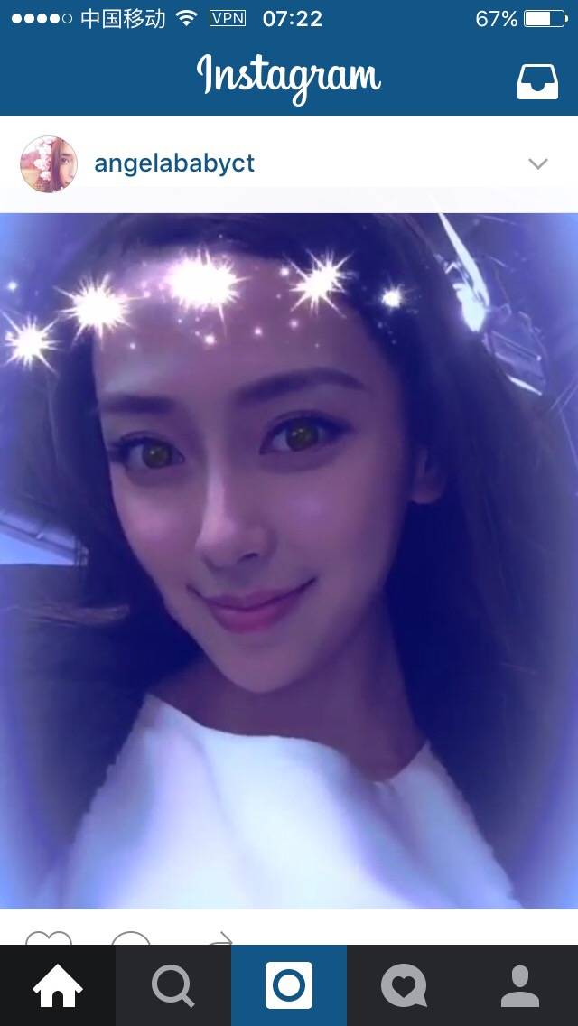 angelababy ins更新