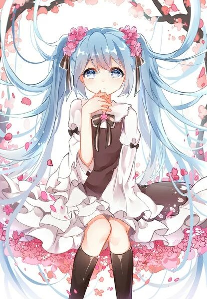 初音未来 v家 双马尾 软妹