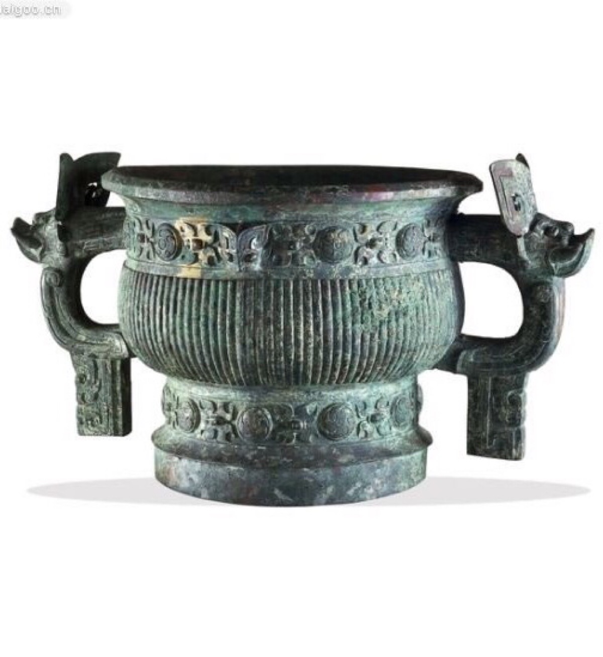 大英博物馆收藏的中国文物中国周朝仪式器具(簋),来自中国,西周早期