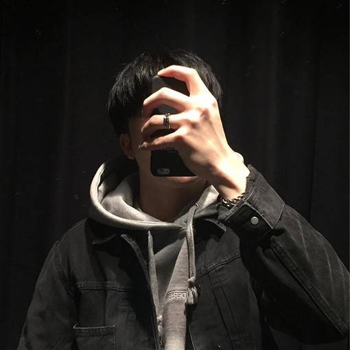 半身头像 男生头像 韩系 中系 混搭 气质 个性 男神 黑白 季懿苏の