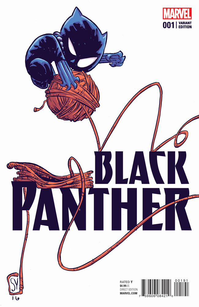 black panther skottie young variant