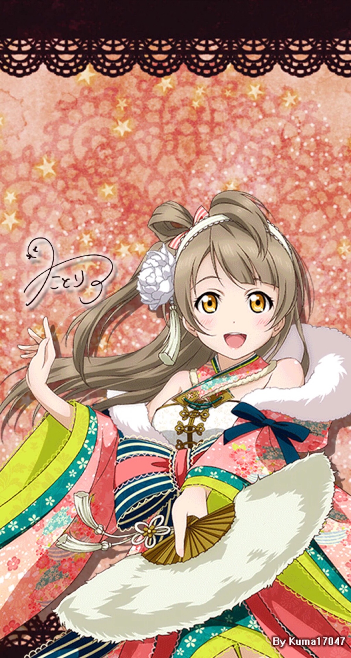 动漫 美少女 可爱 南小鸟 南琴梨 lovelive 和服 新年祭 二次元