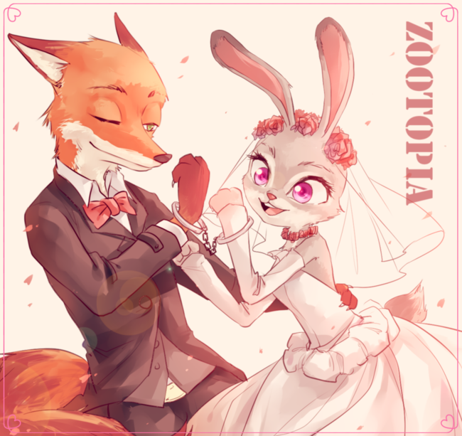 【侵删】永久性合法逮捕 #pixiv#zootopia#nike#judy#疯狂动物城#插画