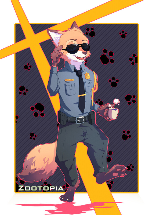 pixiv#zootopia#nike#judy#疯狂动物城#插画#手绘#同人#二次元#动漫