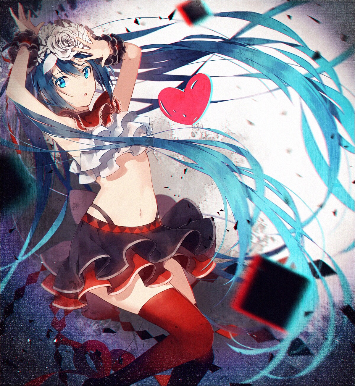 vocaloid:初音未来 p站 二息歩行 画师:hakusai