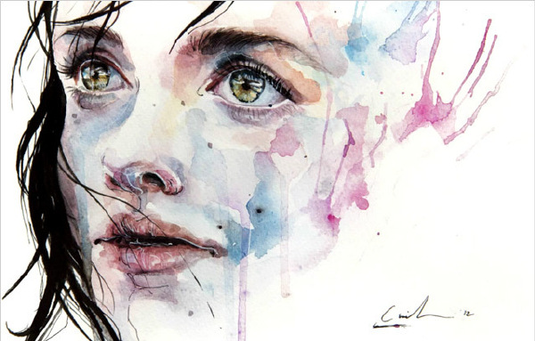 意大利画家 silvia pelissero aka agnes-cecile