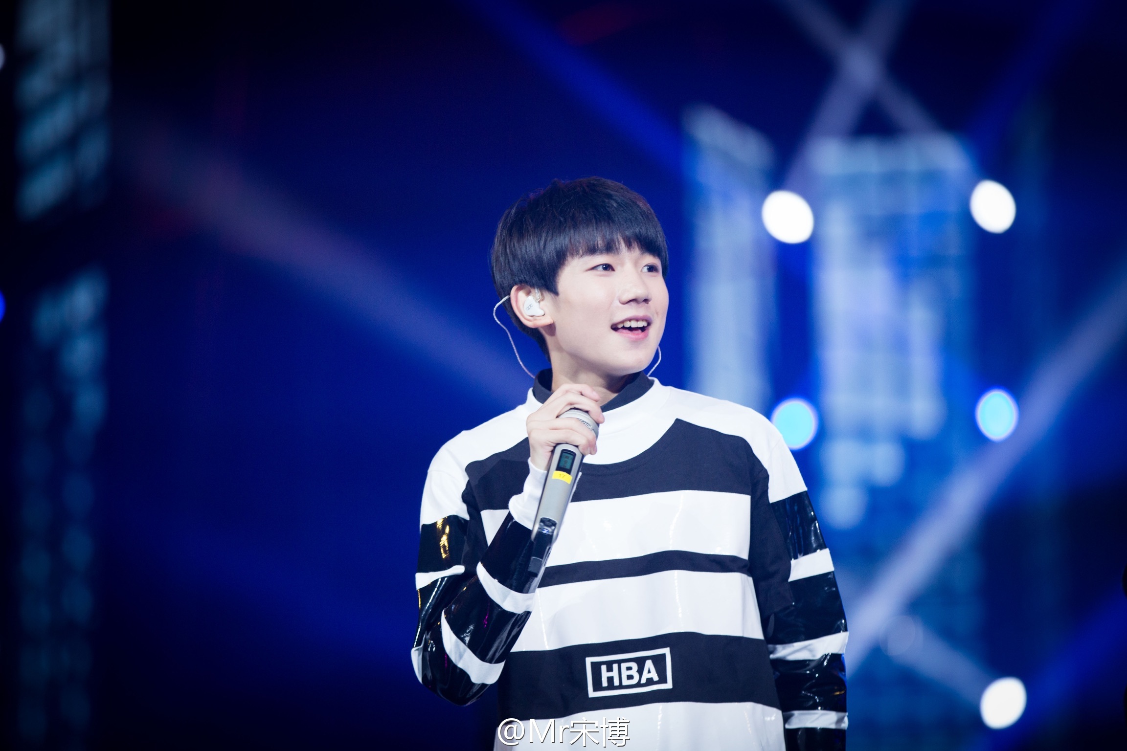 tfboys王源 151230 湖南跨年晚会彩排 cr:mr宋博