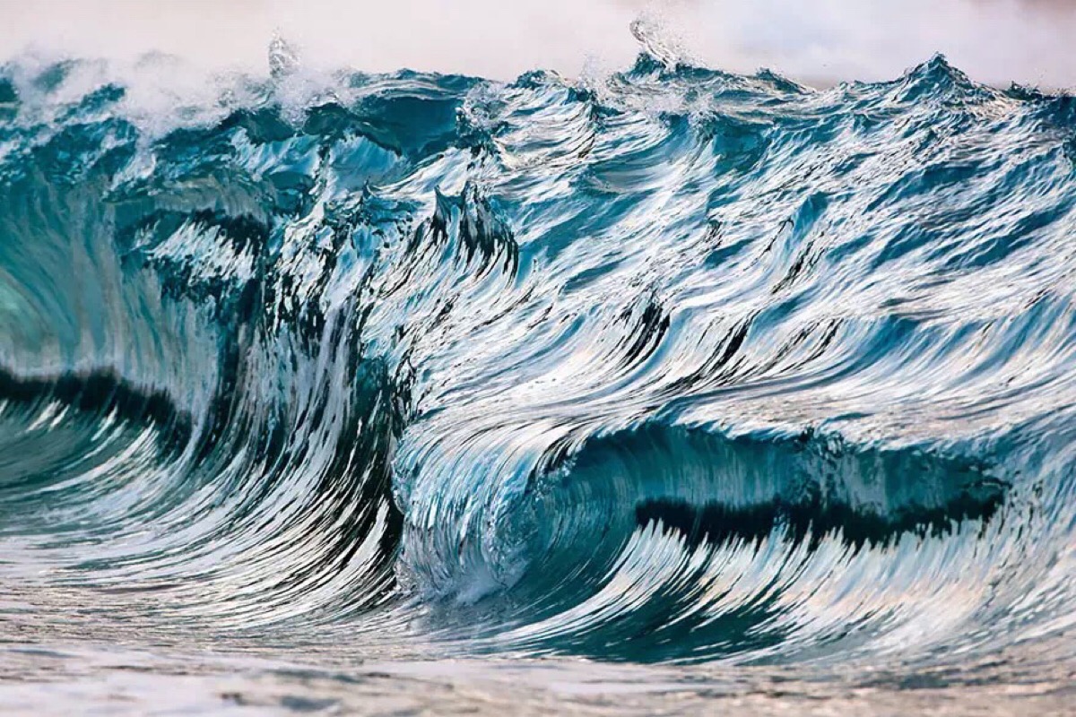 「海浪摄影」35张特殊角度的海浪摄影,碧海滔天