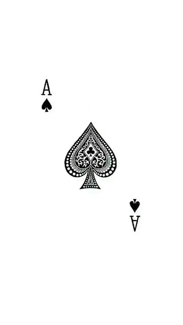 壁纸,扑克,A,简约,黑白,个性