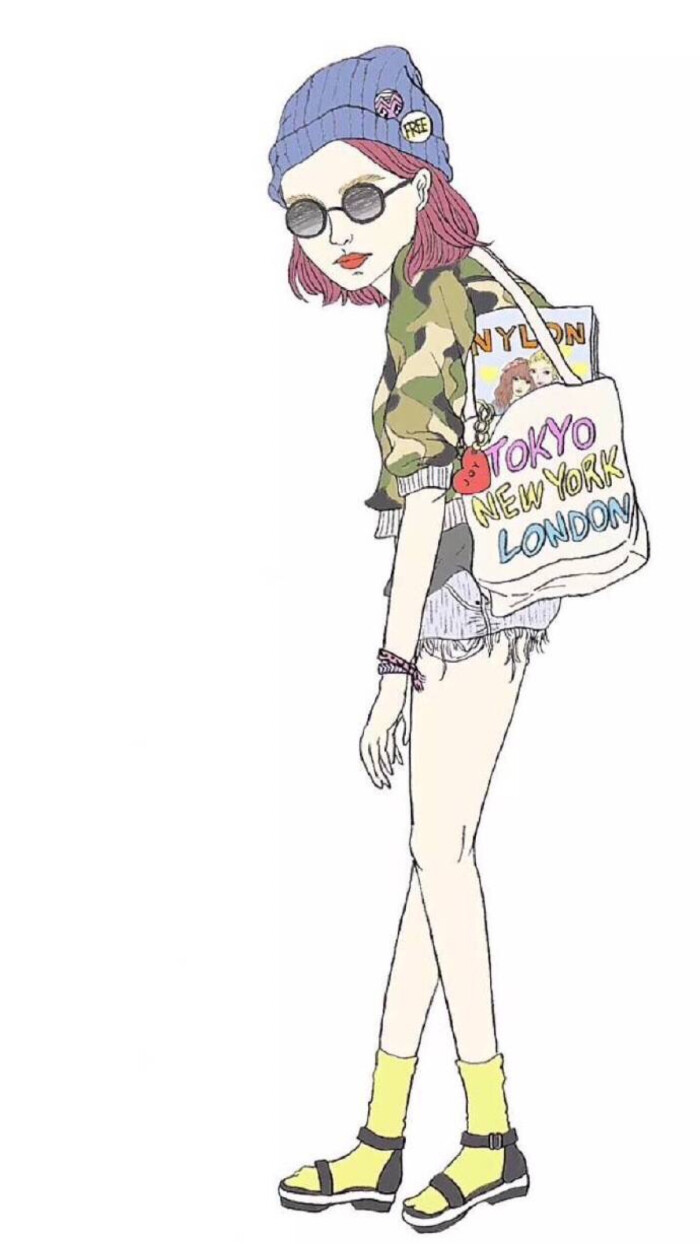 「美琦」独家 欧美风 卡通壁纸