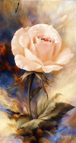 俄罗斯画家艾格尔·利亚索(igor levashov)花卉油画作品 1964年出生于
