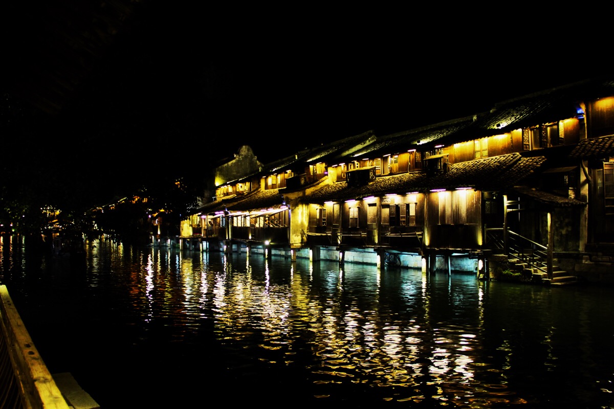乌镇西栅夜景