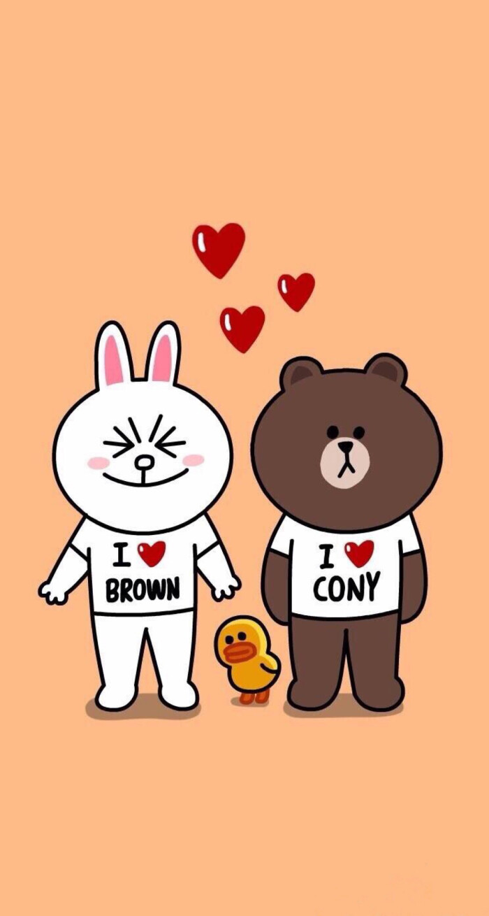 iphone 壁纸 line cony brown 可妮 布朗