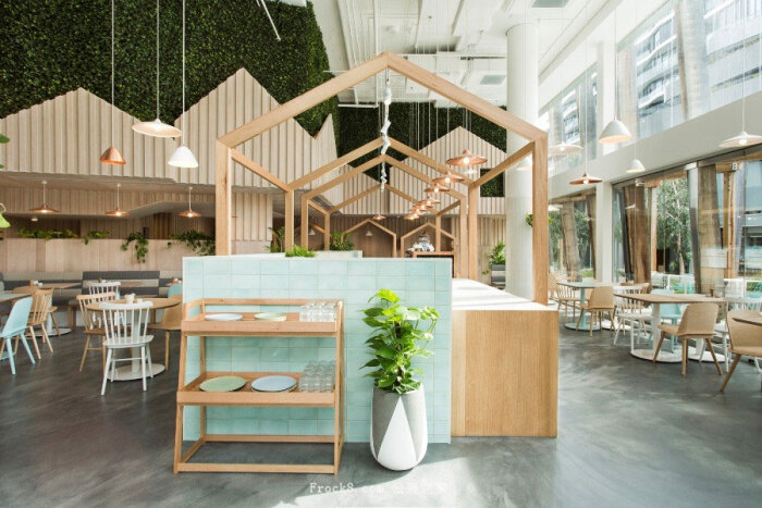 现代小清新创意咖啡馆设计