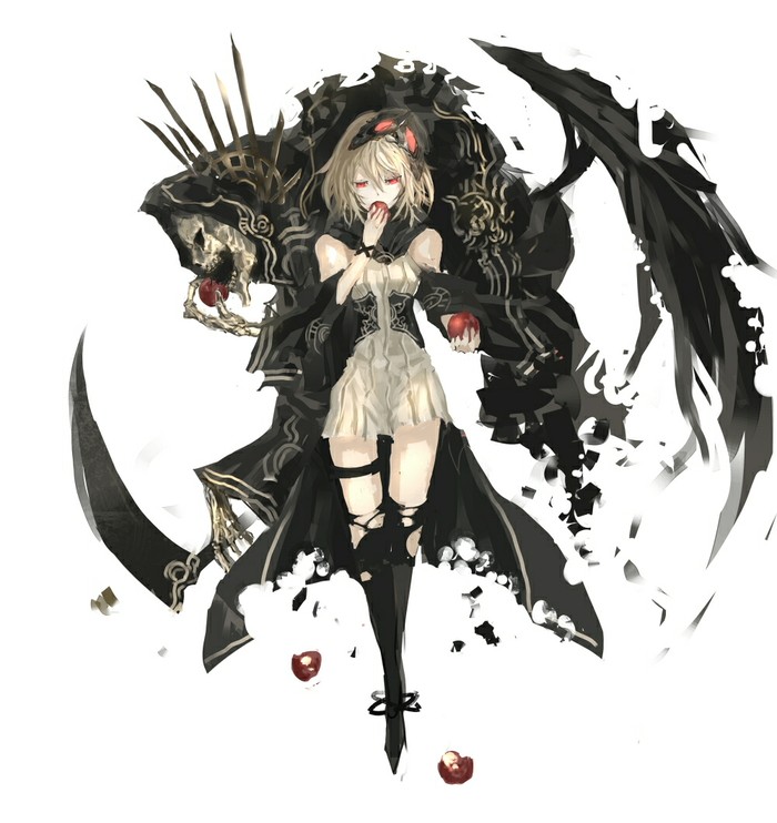 动漫 死神 苹果 少女