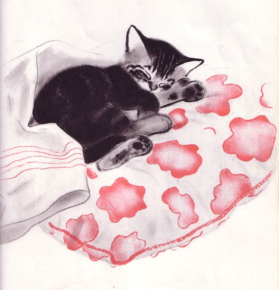 猫咪的画 | 来自艺术家 clare turlay newberry