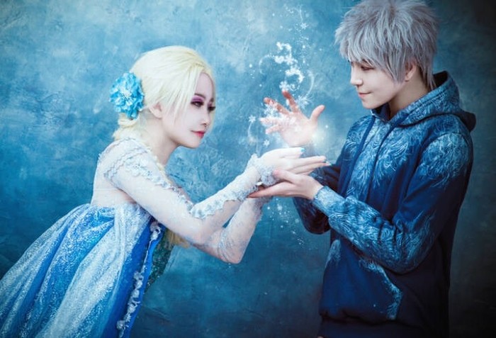 & rise of the guardians(jack) 冰雪奇缘(艾莎) & 守护者联盟(杰克)