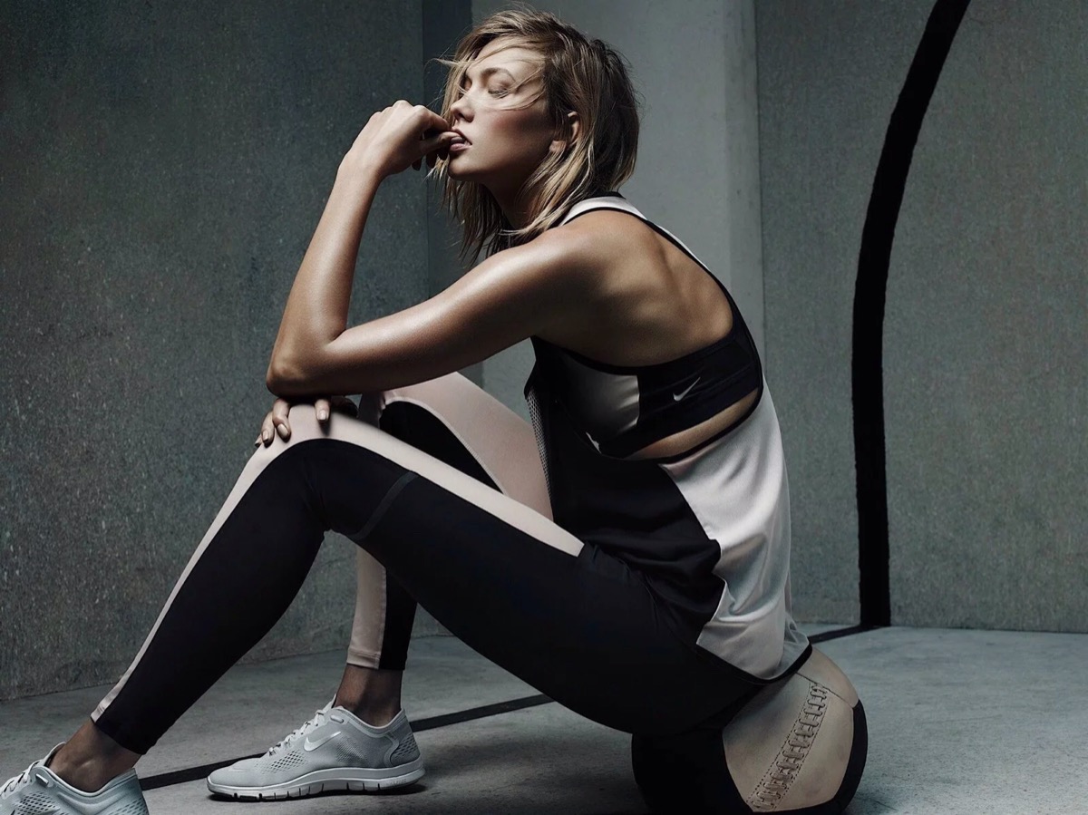 美国超模karlie kloss 2014年为nike代言秋冬全线系列广告.