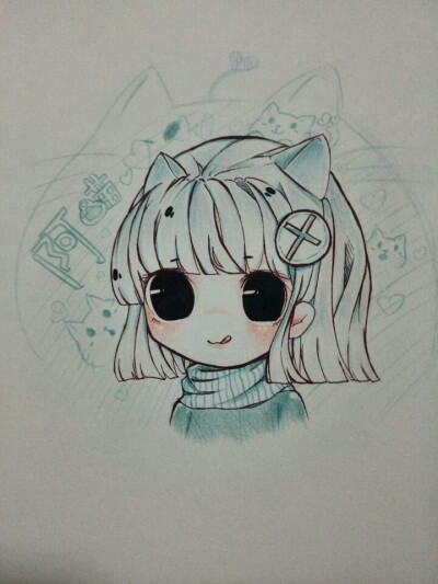 夏喵绘画萌萌哒/头像