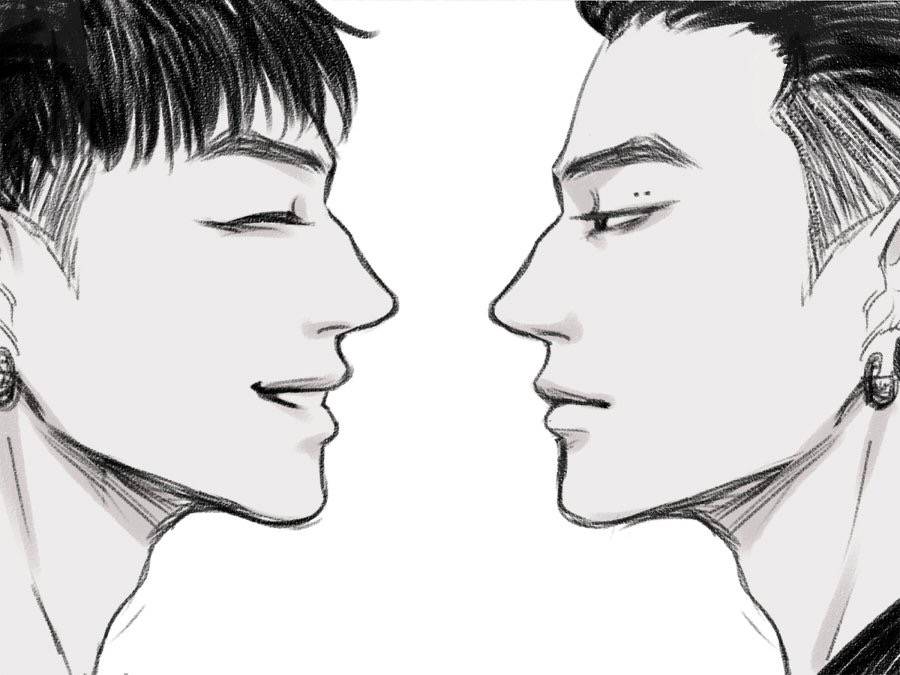 got7 饭绘 双重人格笔哥