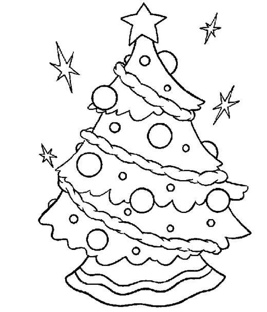 圣诞树简笔画1-堆糖,美好生活研究所
