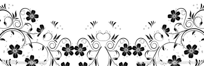 花藤矢量图__花边花纹_底纹边框_矢量图库