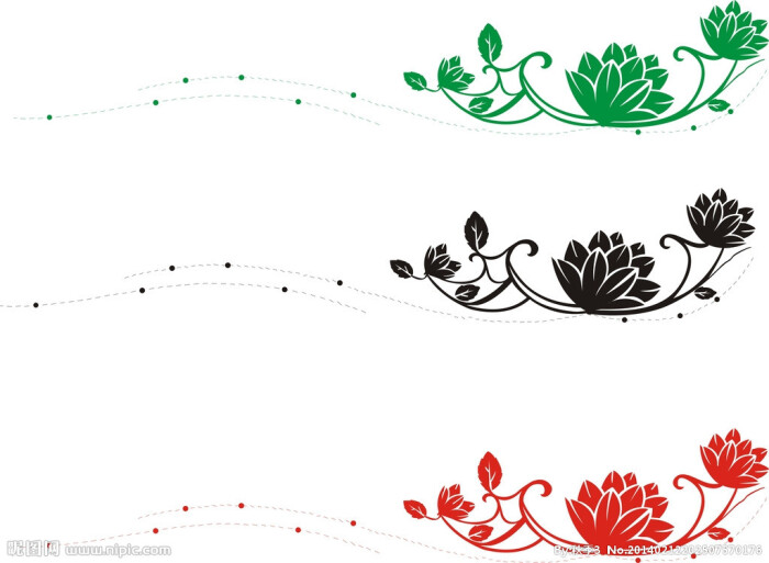 花藤边框矢量图__花边花纹_底纹边框_矢量