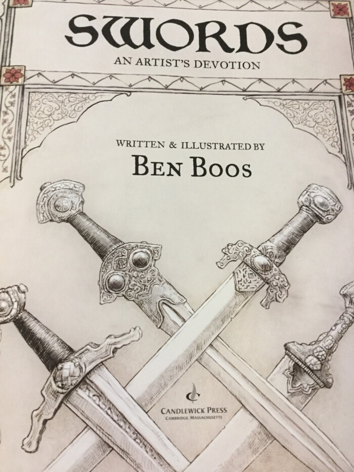 推荐一本英文书,很多插画很精美,叫做《swords》,作者ben boos.