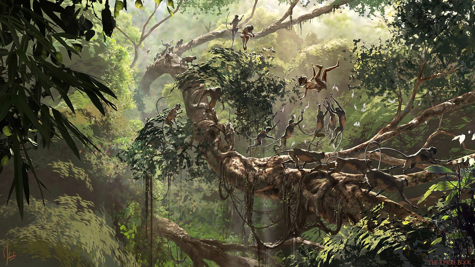 [cp]《奇幻森林》概念设计欣赏(the jungle book concept art by