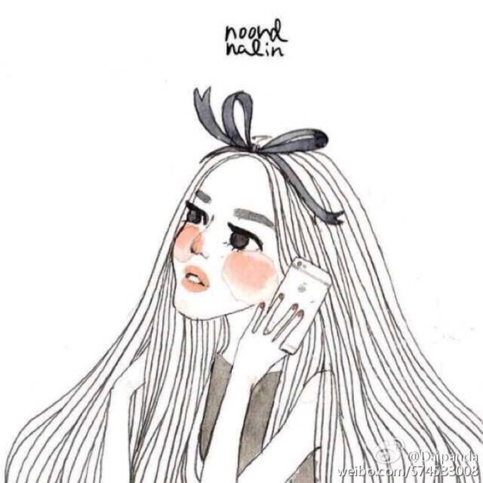 长发女生