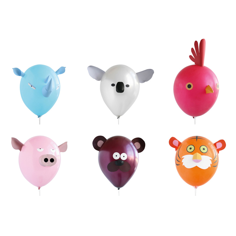 英国npw 小动物气球套装 w7732 派对装饰玩具 聚会diy气球