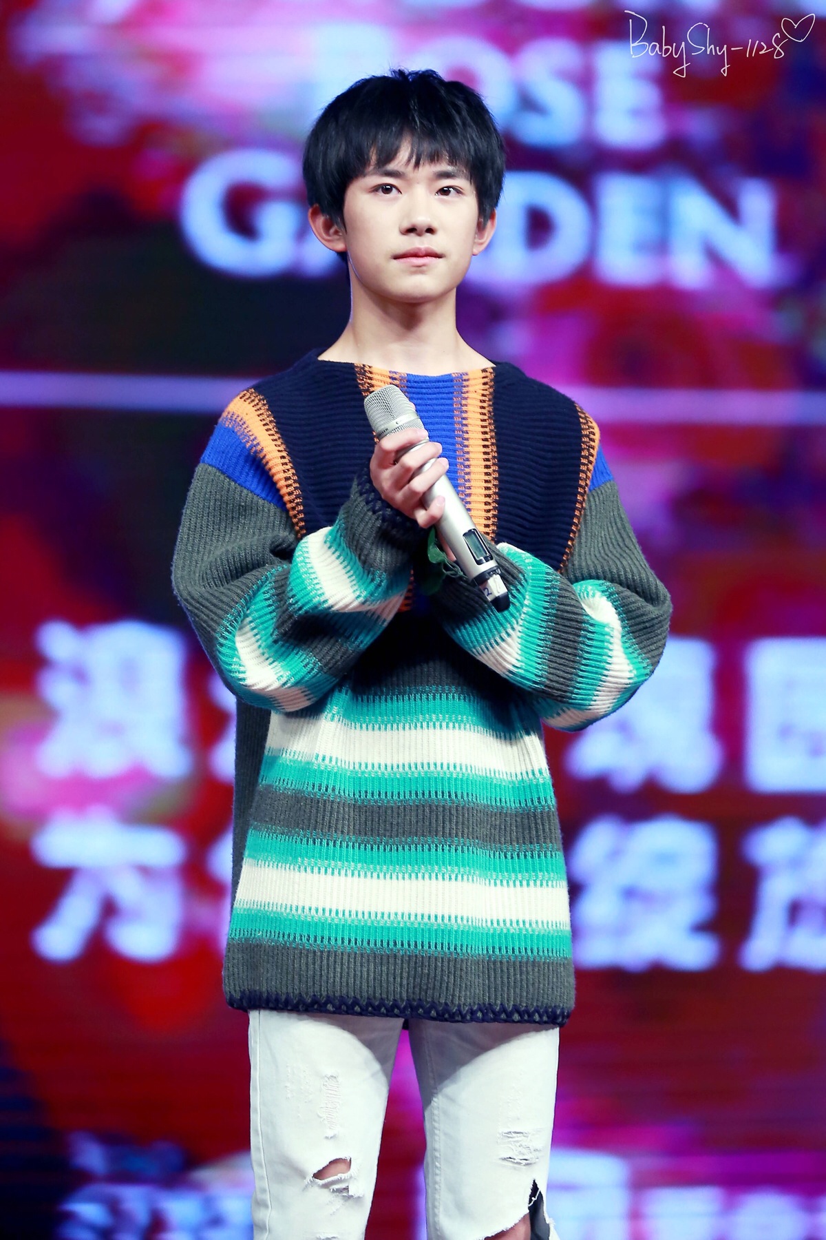 易烊千玺 #tfboys 浪漫玫瑰园生日会 if you舞蹈 高清 帅气