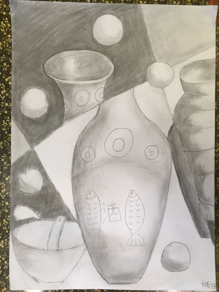 水溢楼 创意儿童画 创意素描 灯泡创意 学生作品 小学生绘画作品 儿童