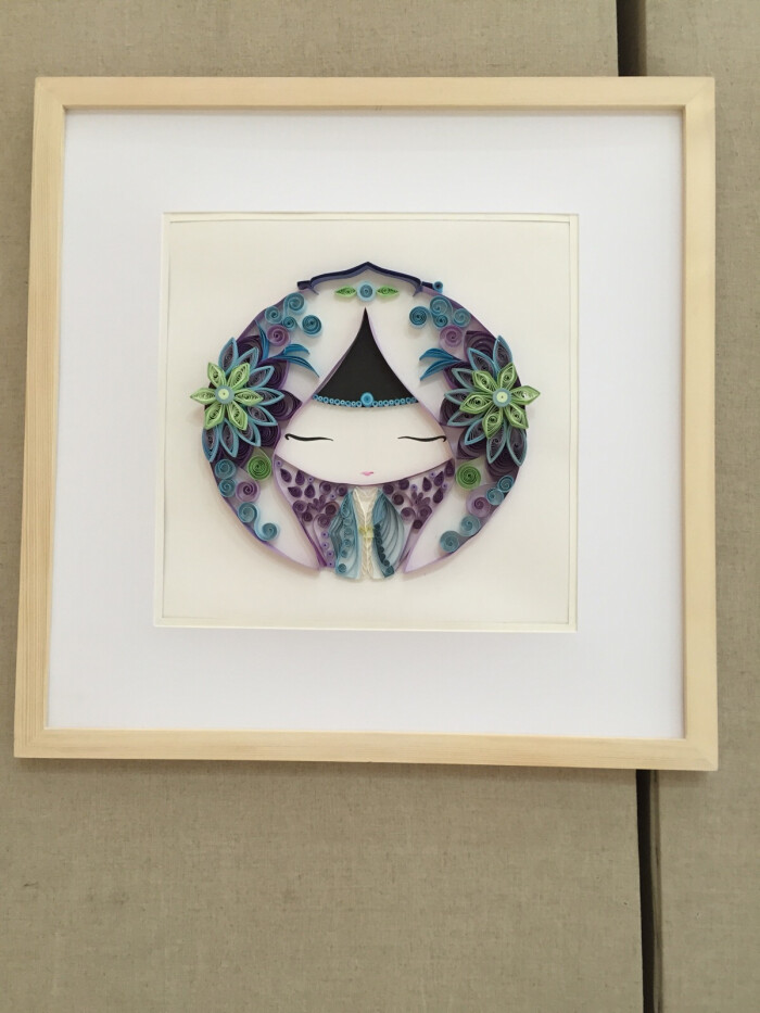 衍纸装饰画,手工制作
