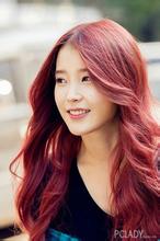 wuli iu 酒红色头发 喜欢吗?
