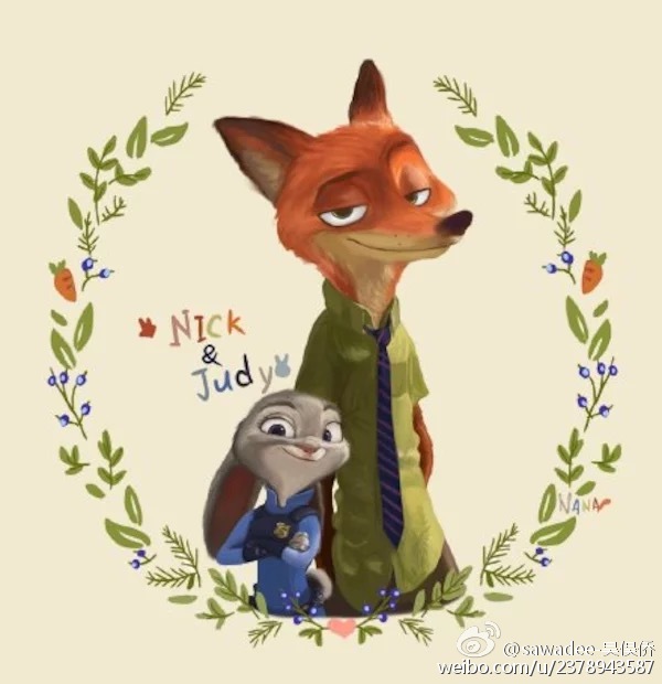 狐尼克帅到骨子里了(撩妹高手!)#疯狂动物城##zootopia