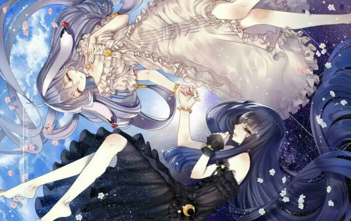 黑色和白色黑天使和白衣天使,你们联合起来的一定是联合起来的