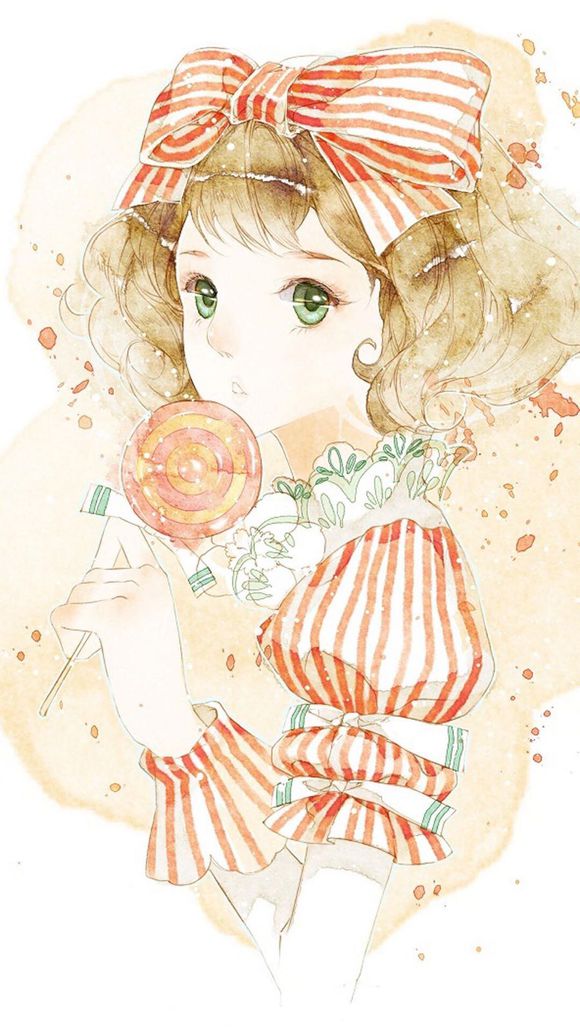 动漫 二次元 插图 壁纸 糖果 唯美