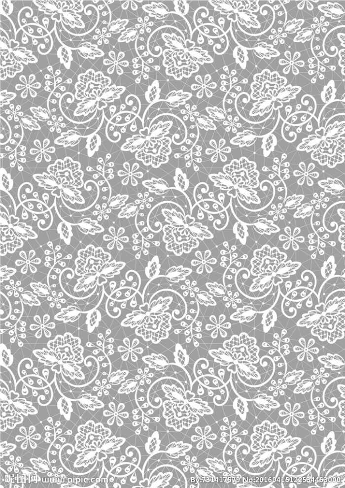 礼服蕾丝面料 网纱面料 白色蕾丝花边 白色婚纱蕾丝 花纹花边蕾丝