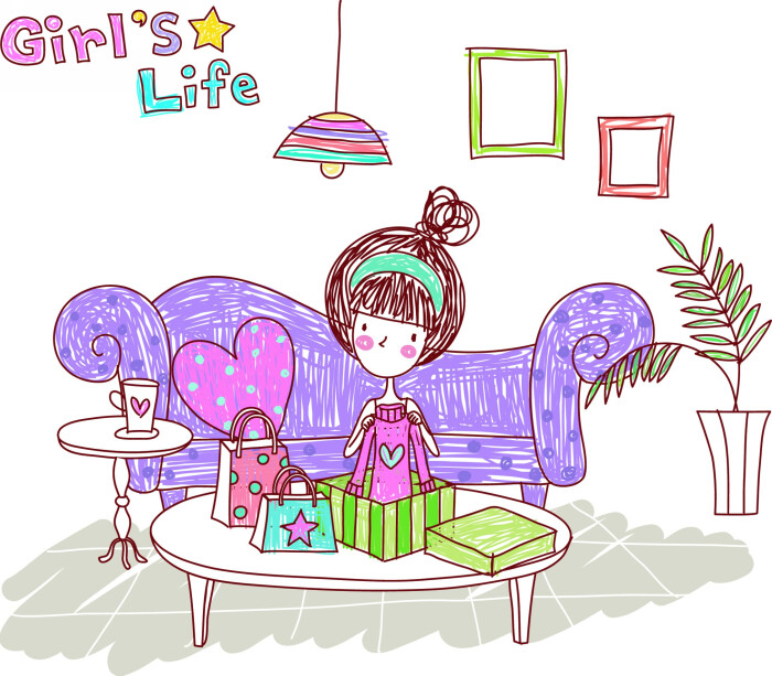 女孩的生活 girl"s life 图片39 购物 礼物-堆糖,美好