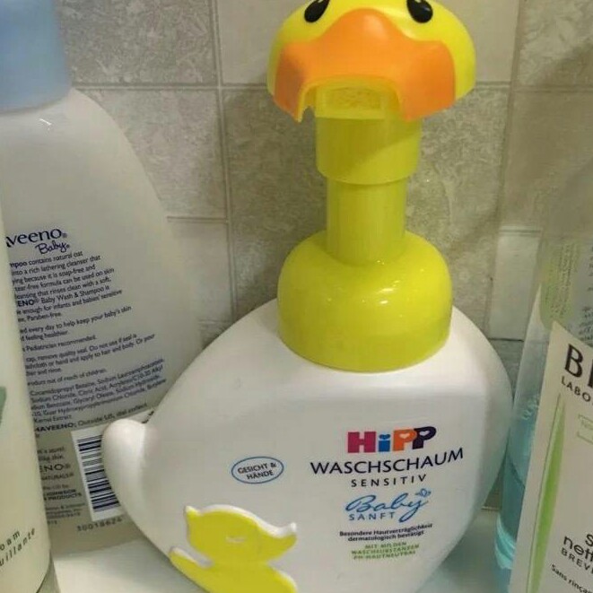 德国HIPP小鸭子儿童泡沫洗手液。外貌党的我
