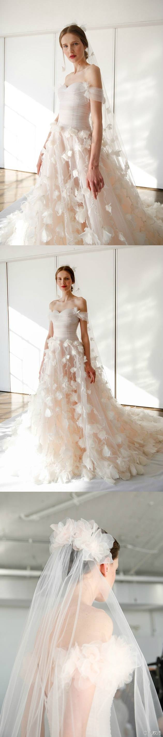 marchesa bridal spring 2017|仙女的婚纱 美的要飘起来~以童话式