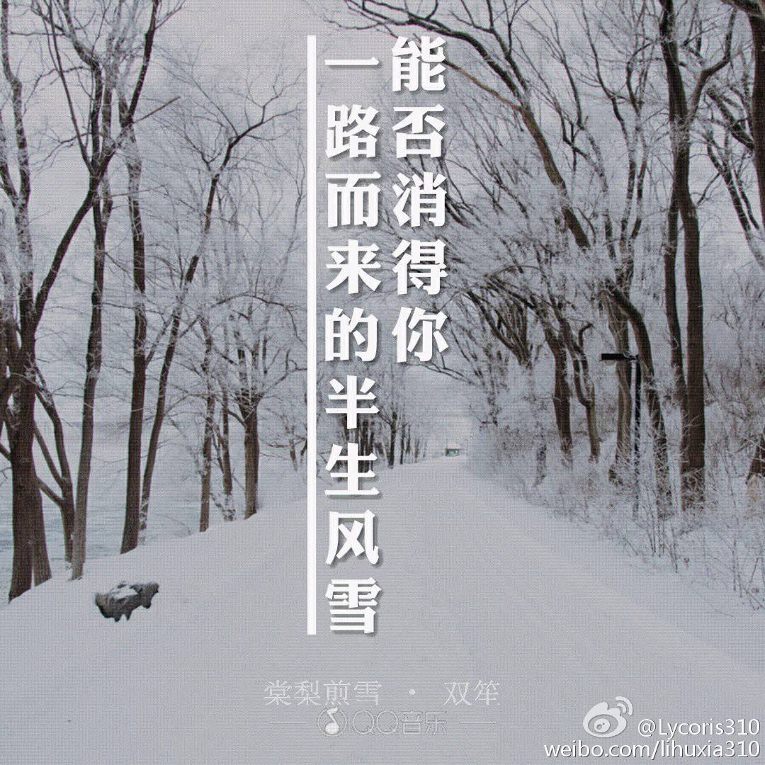 《棠梨煎雪》双笙"能否消的你,一路而来的半生风雪"