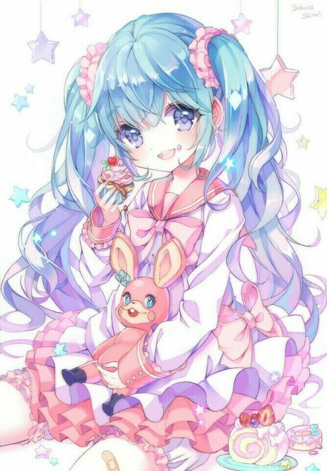 美图 二次元 初音未来虚拟歌姬 v家 萌妹子 软妹