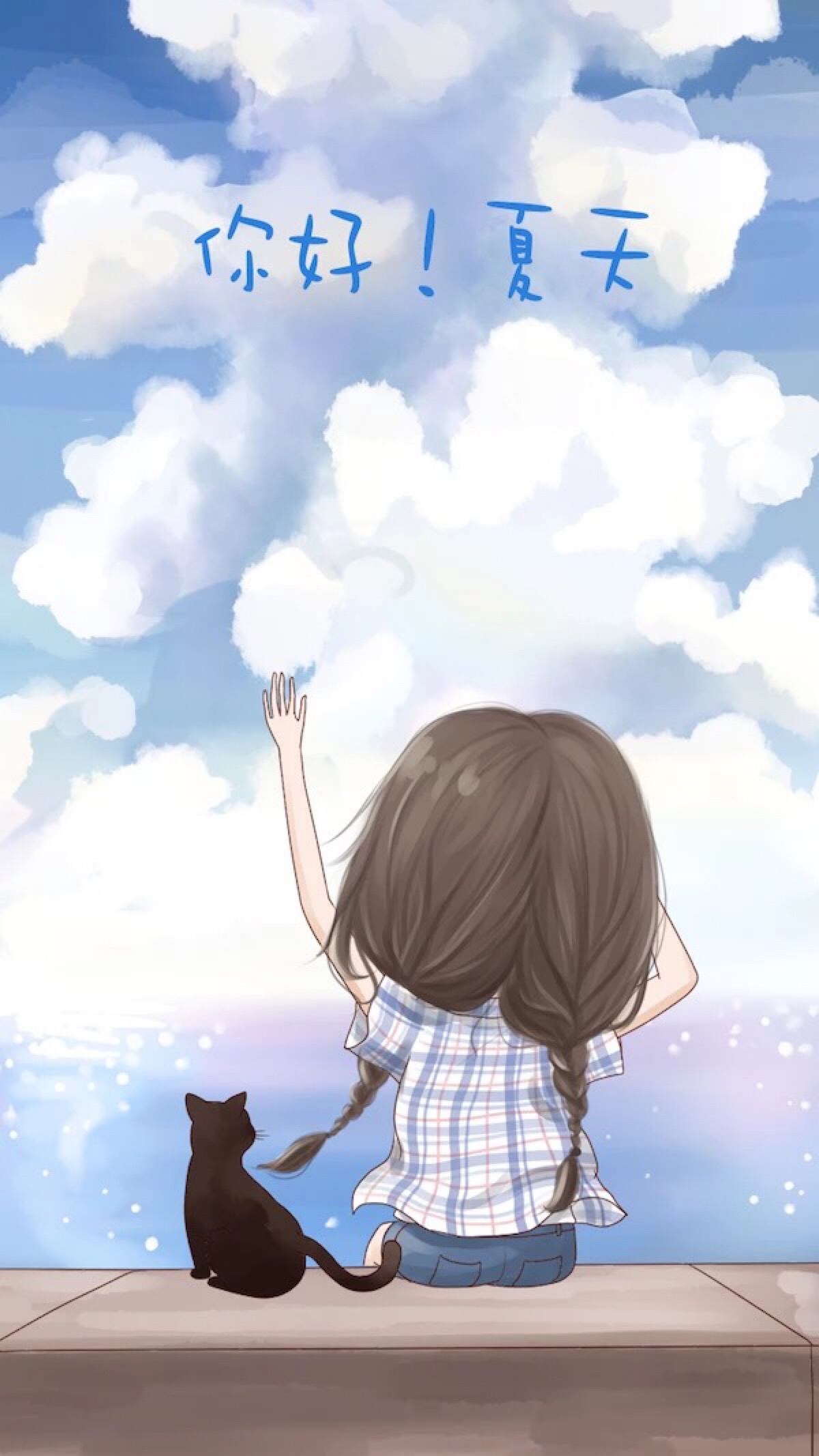可爱的小薇 头像 美图 女生 壁纸 锁屏 萌萌图 插画