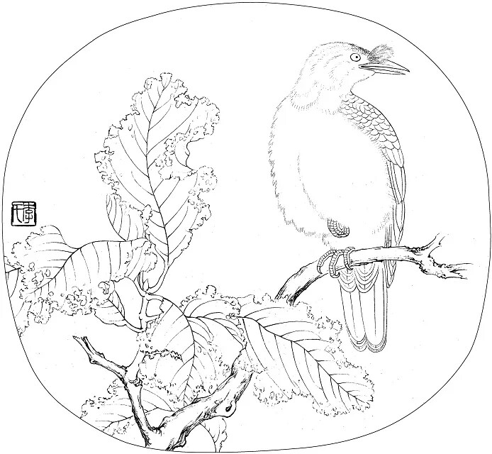 大师级白描线稿～美,临摹吗?